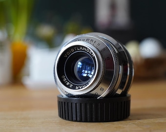 Voigtländer Lanthar, 1:2,8/50 mm, para M39 | lente de la vendimia