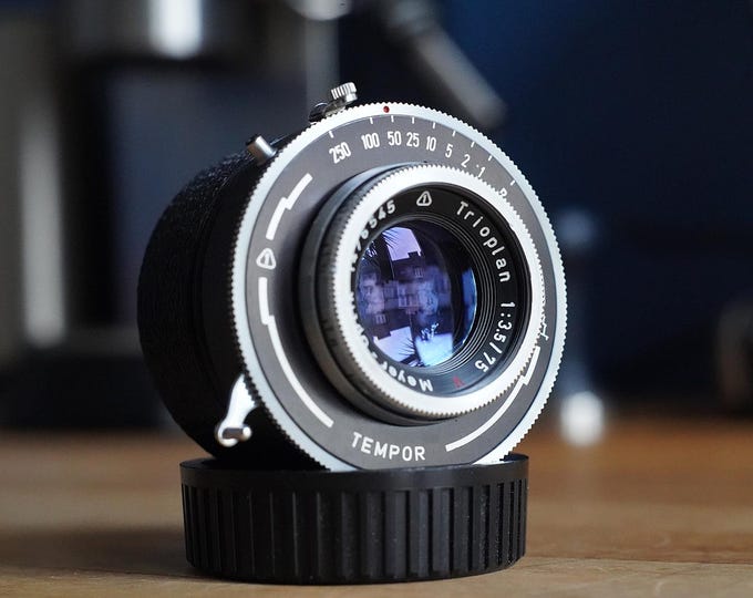 Appareil photo Penti Welta avec Meyer Optik Trioplan V 3,5/30 mm - France