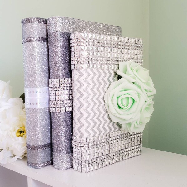 Glam Decorative Books Etsy