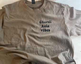 Chardi kala vibes t shirt, chardikala, chardikala vibes, desi apparel, punjabi t shirts
