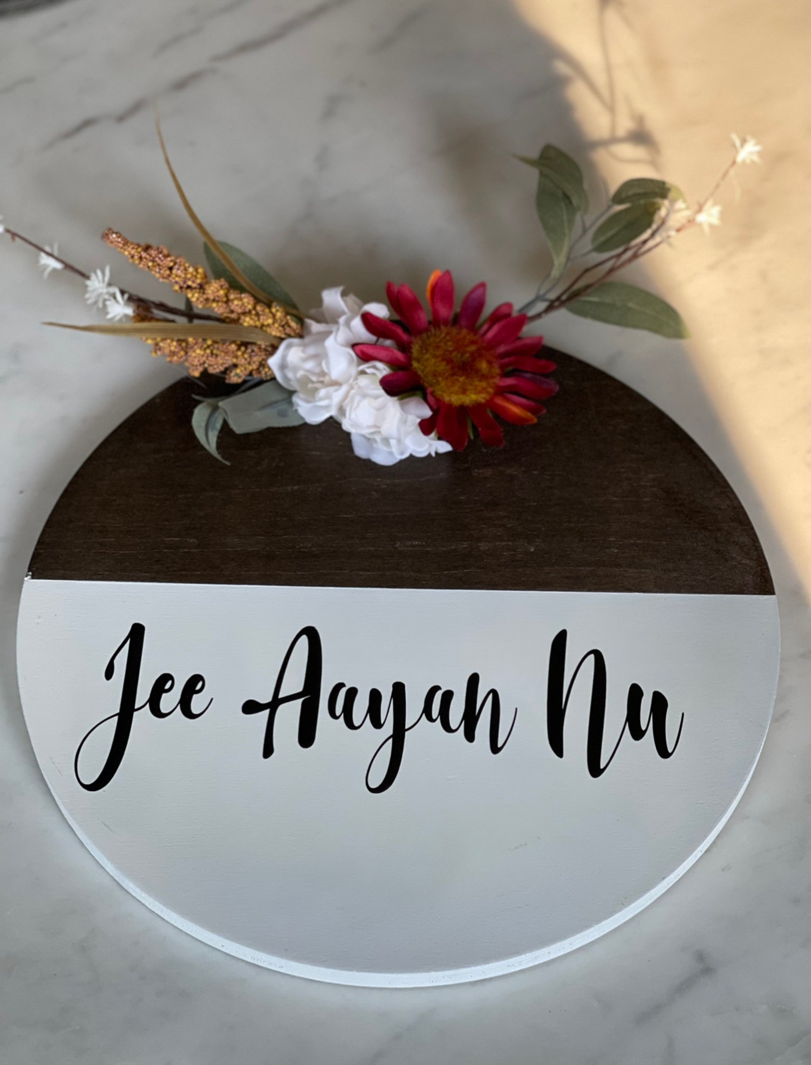 Jee Aayan Nu Door Hanger, Punjabi Door Hanger, Punjabi Gifts, Punjabi ...