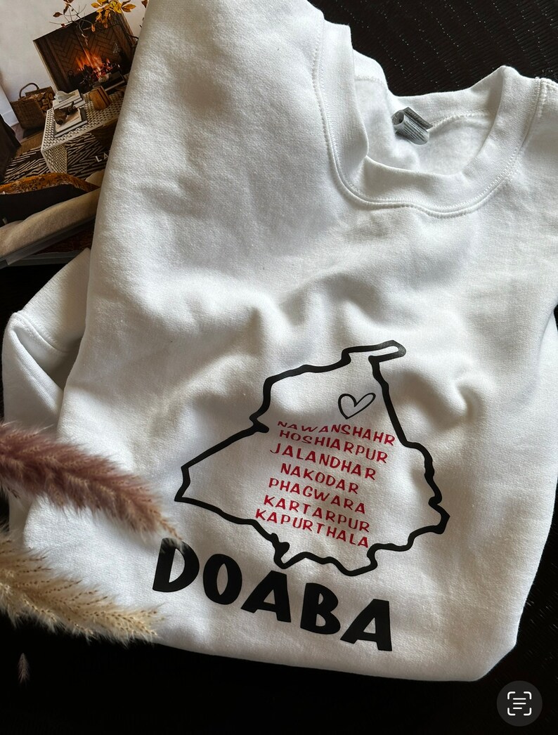Doaba Lettering Doaba Sweatshirt, Doaba, Punjab, Punjab Sweatshirt, Punjabi , Punjab ...