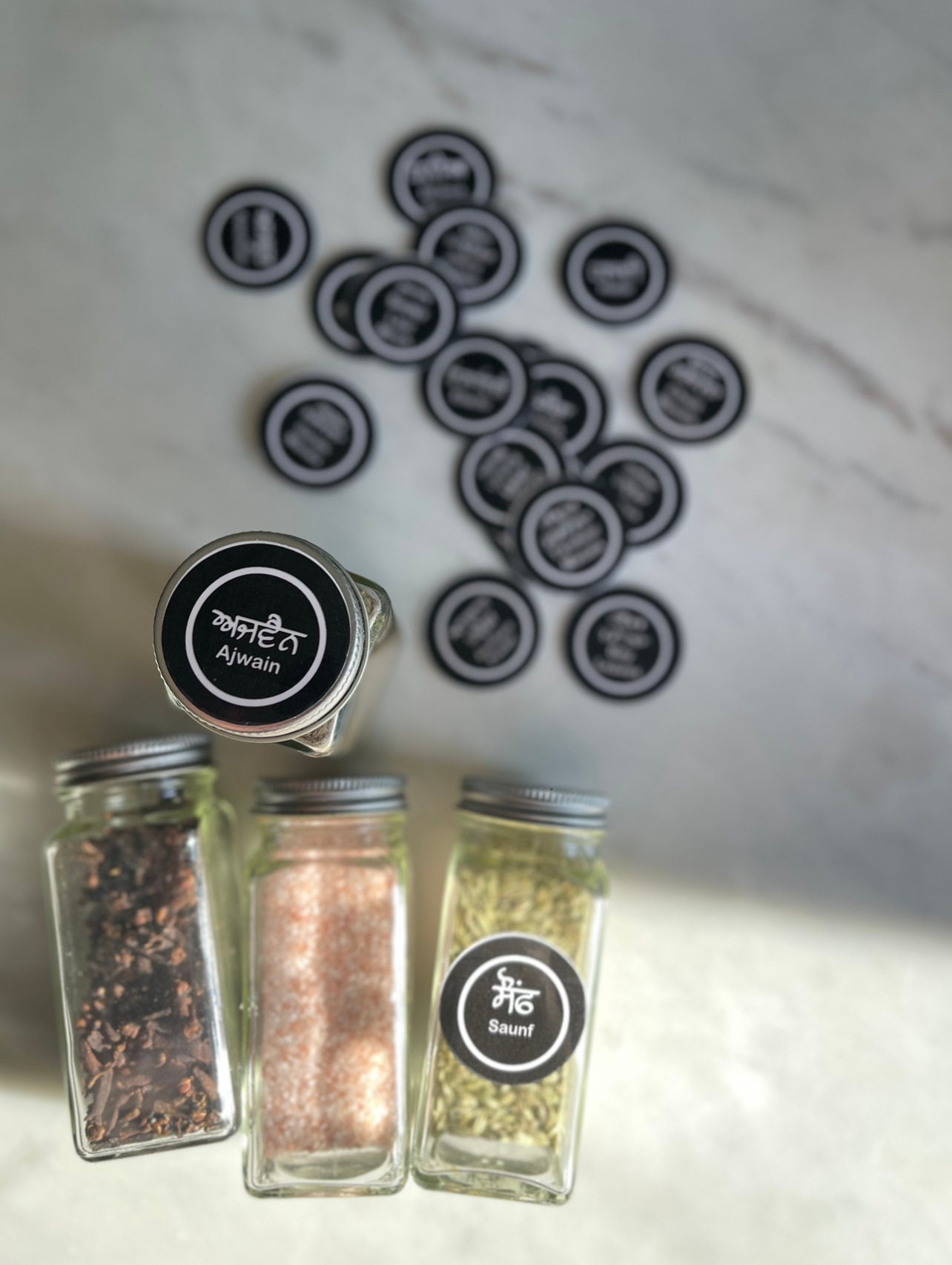 Punjabi Masala/spice Labels, Desi Spices, Masala Labels, Spice Labels
