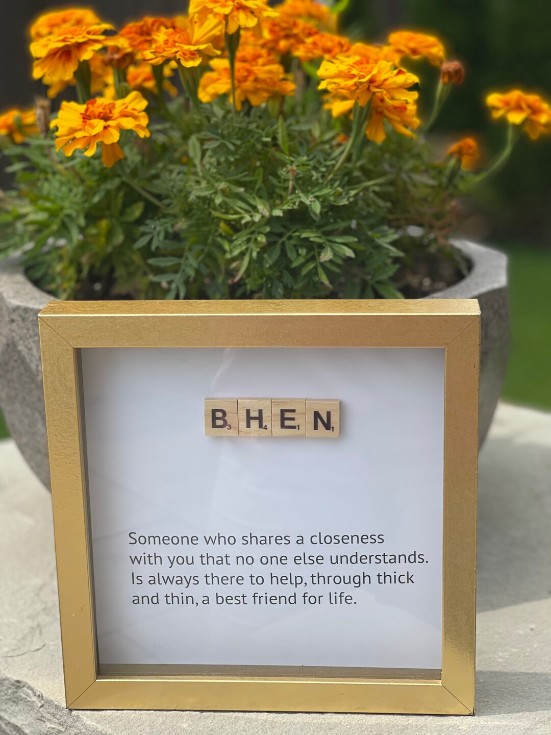 Bhen/ Behen Scrabble Frame - Etsy Australia