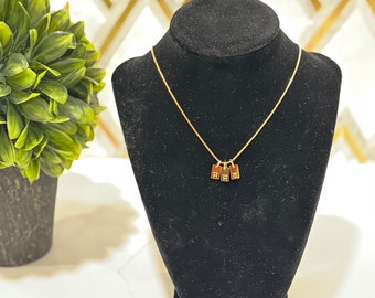 Punjabi engraved initial pendant necklace, desi initial bar necklace, punjabi gifts, desi mom gifts, desi wedding gift, desi Punjabi gift