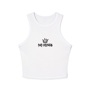 No Kings In America Shirt No Kings In America No Kings Shirt Antitrump No Kings T Shirt No Kings Tshirt Anti Maga Shirt Anti Fascist Solid White Blend