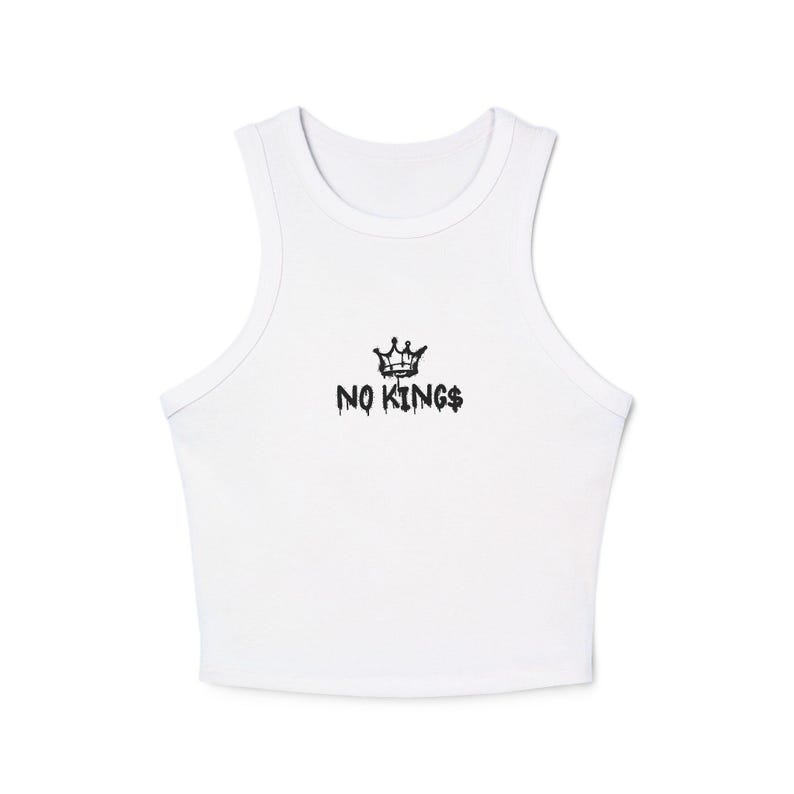 No Kings In America Shirt No Kings In America No Kings Shirt Antitrump No Kings T Shirt No Kings Tshirt Anti Maga Shirt Anti Fascist Solid White Blend