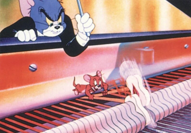 Tom Concerto The Cat's Concerto Tom and Jerry Original Production Drawing ...