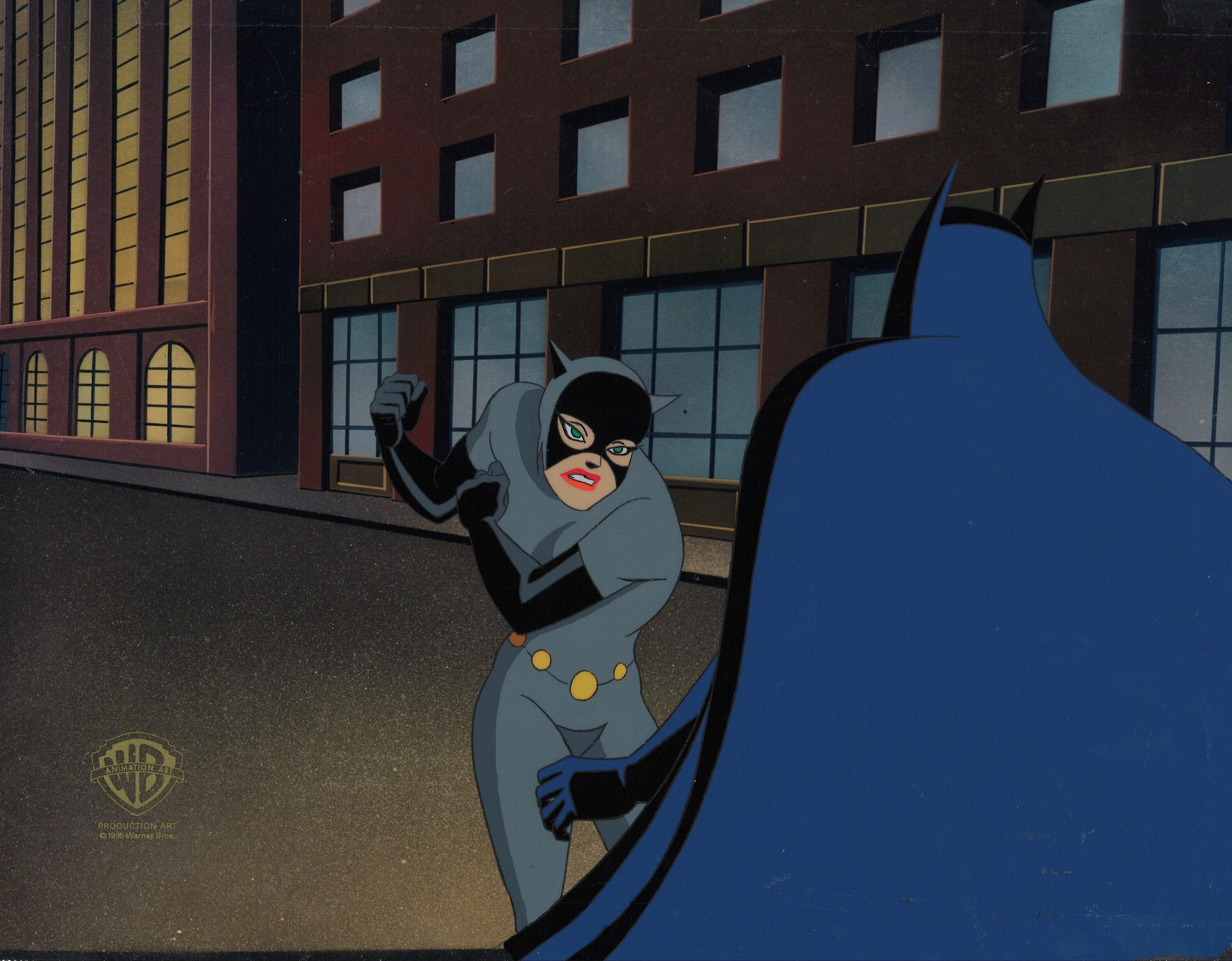 Batman the Animated Series Original Production Cel Catwoman Etsy