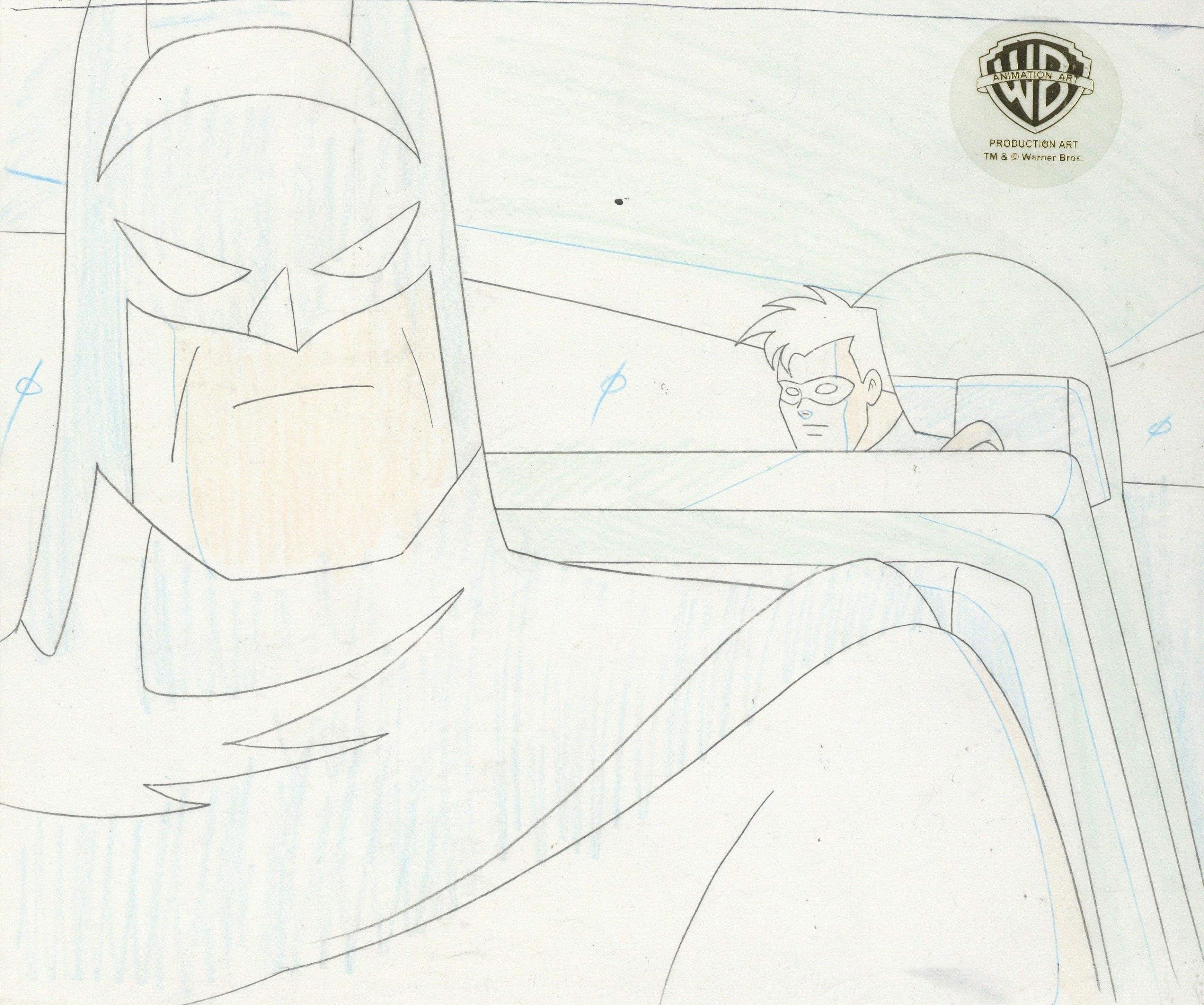 Batman the Animated Series Original Production Drawing: Batman - Etsy