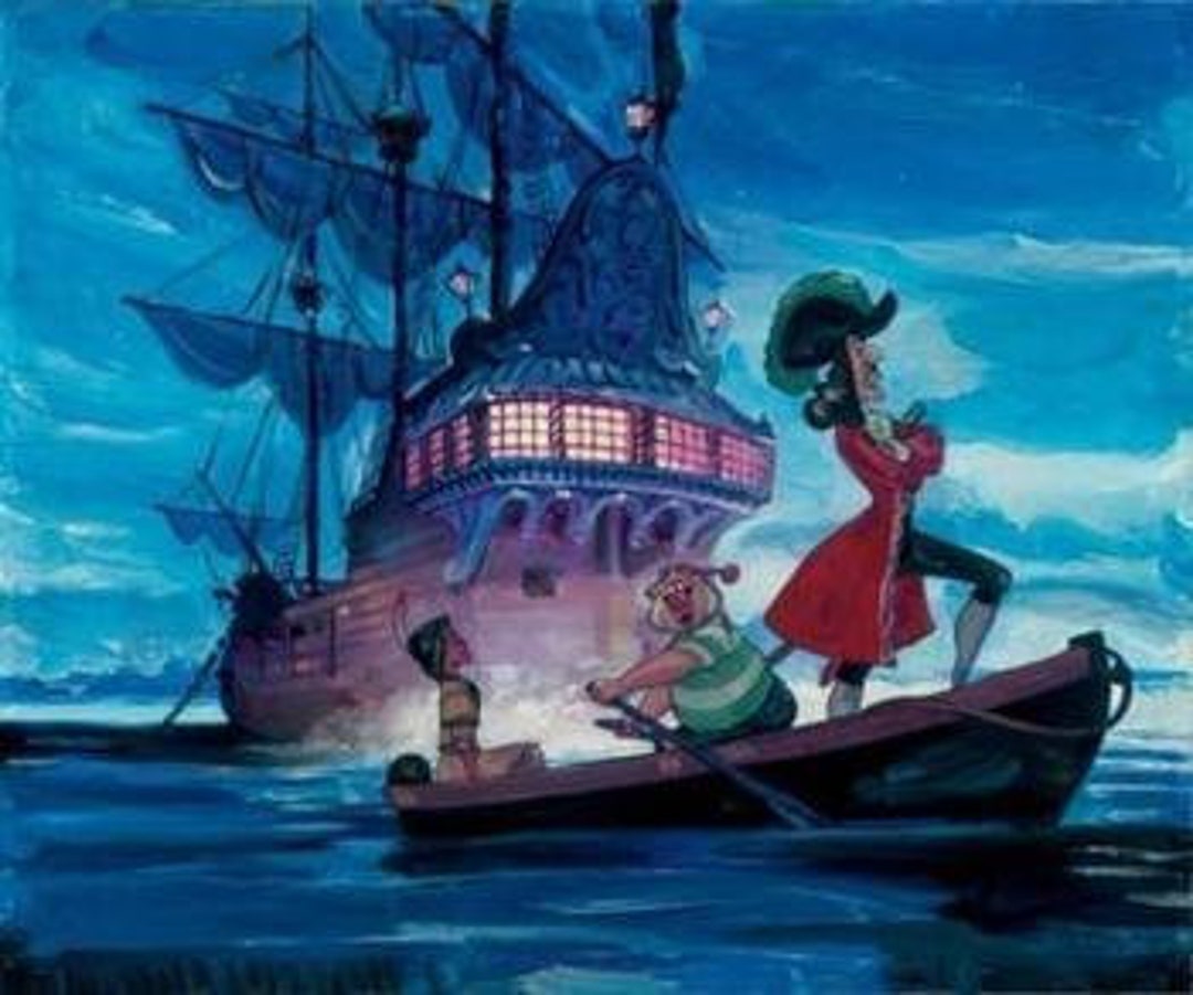 Disney Limited Edition: Tiger Lily and Hook - Etsy, image size:1080x901