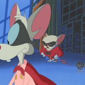 Pinky And The Brain Original Production Cel: Pinky and Brain