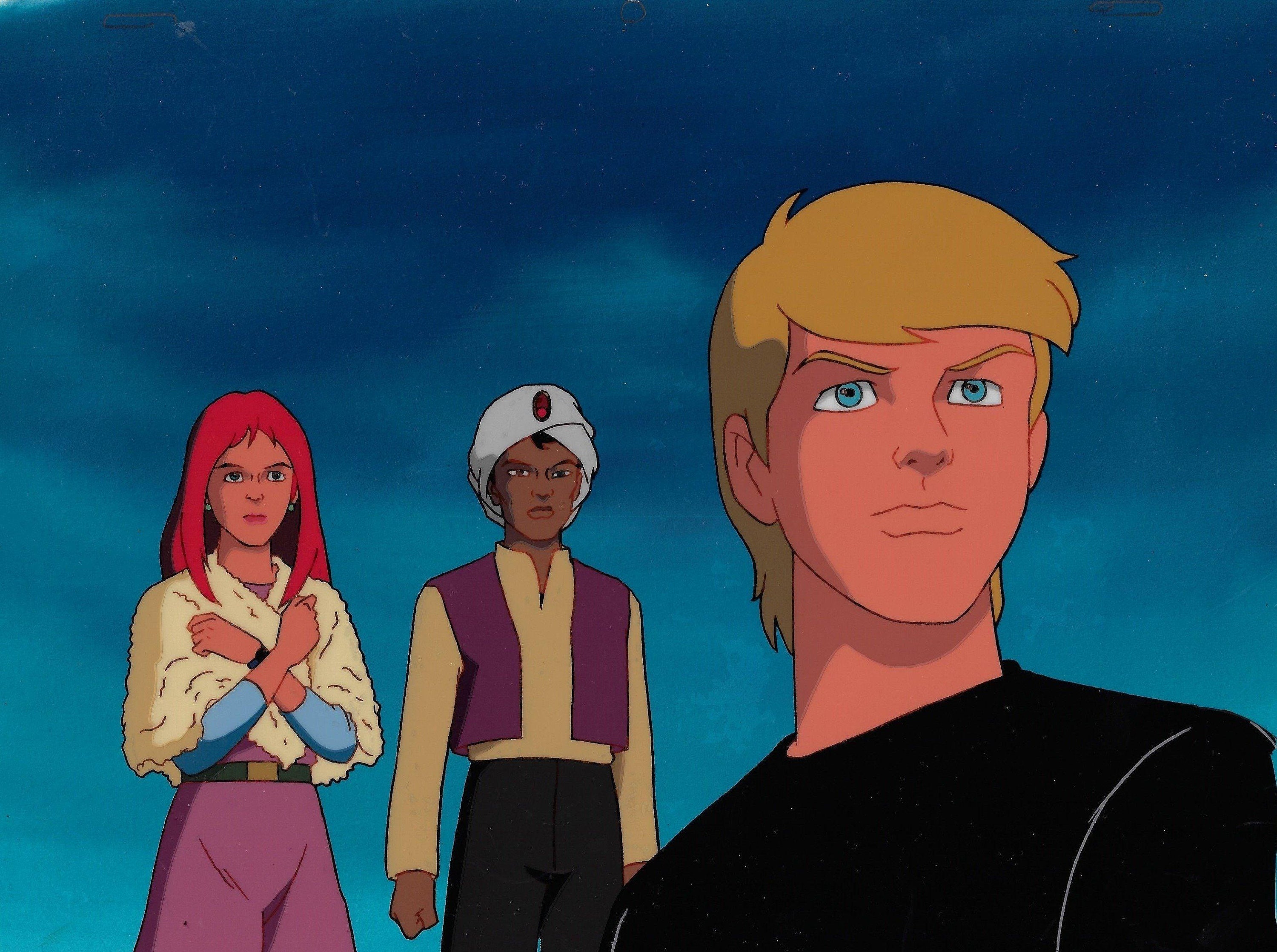 The Real Adventures Of Jonny Quest Original Production Key Setup: Jonny,  Jessie, And Hadji