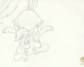 Space Jam Original Production Drawing: Pepe Le Pew