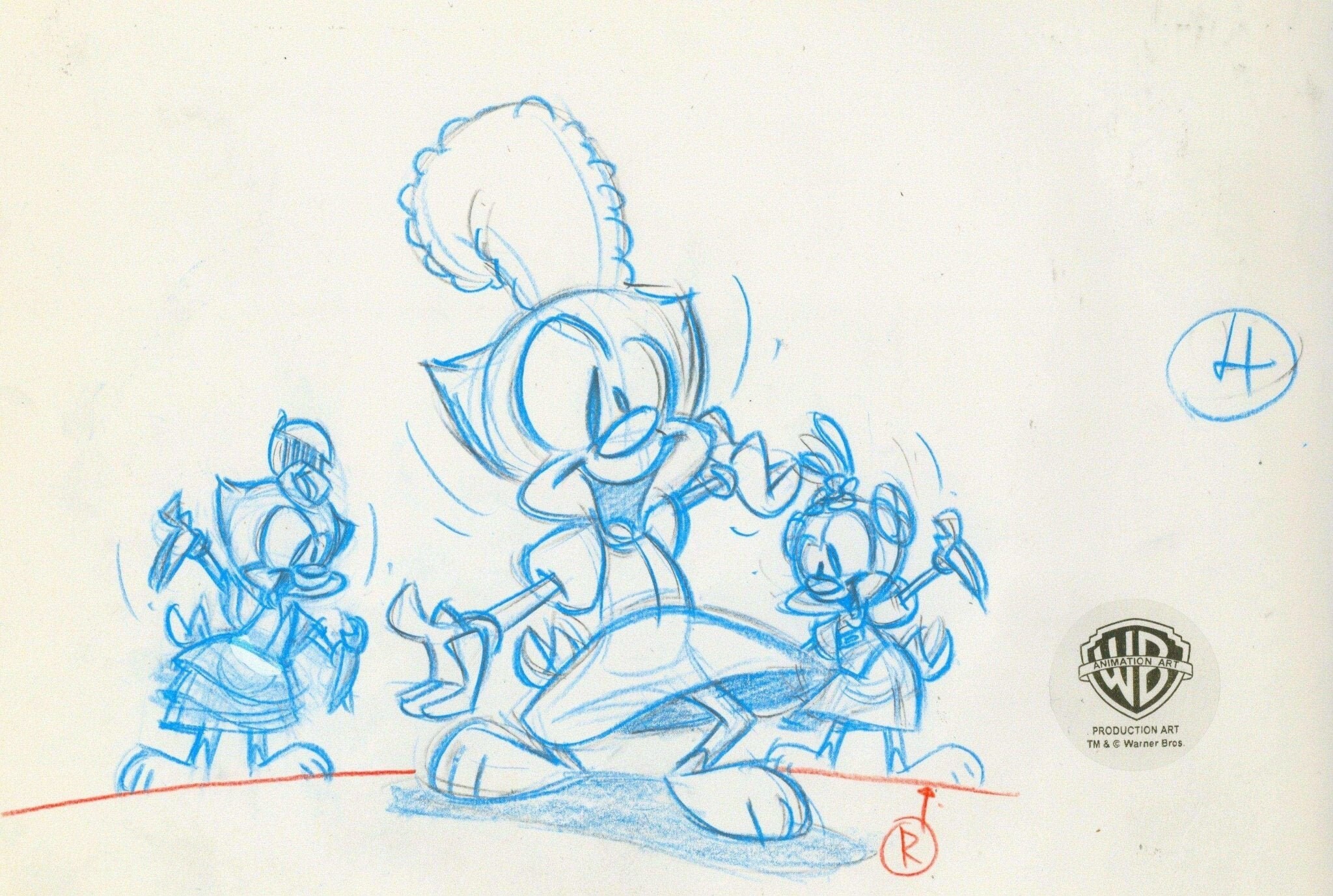 Animaniacs Original Production Drawing: Dot Etsy