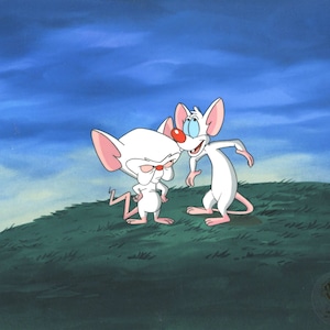 Pinky And The Brain Original Production Cel: Pinky and Brain