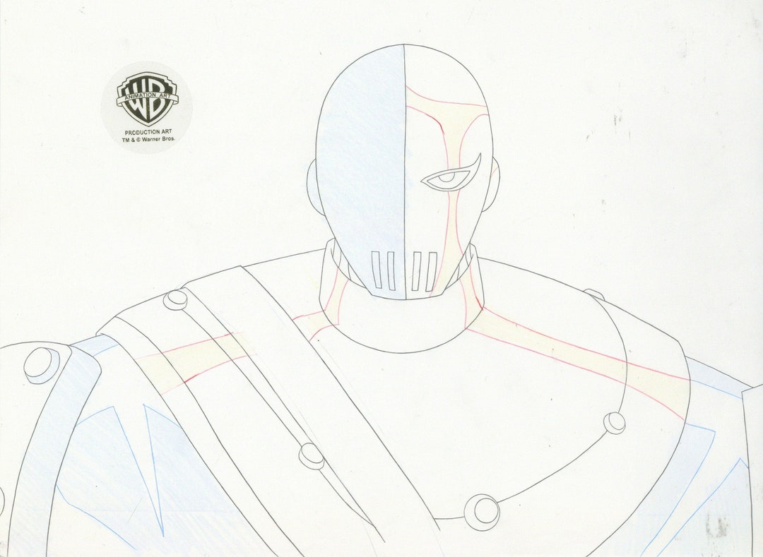 Slade Coloring Teen Titans Original Production Drawing: Slade - Etsy