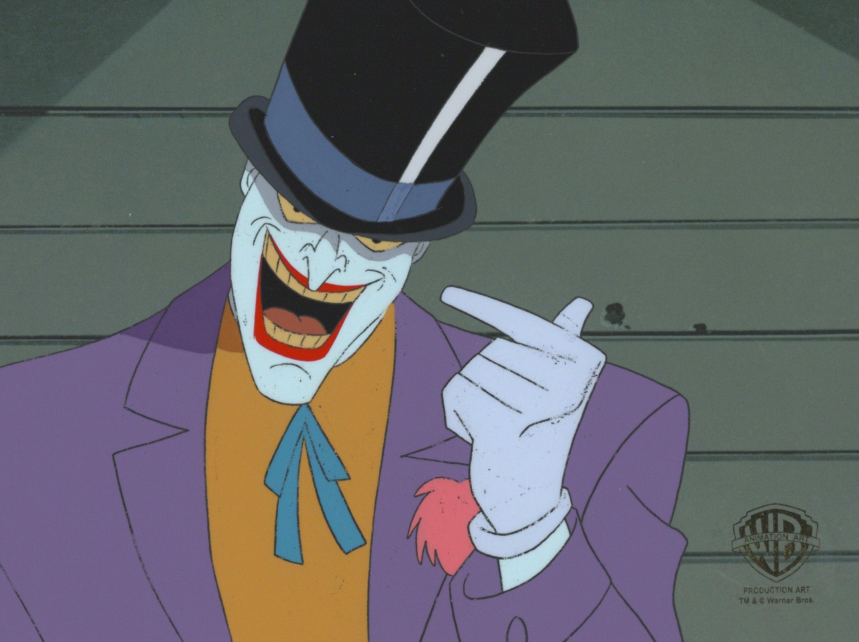 Batman The Animated Series Original Production Cel: Joker, image size:2919x2183
