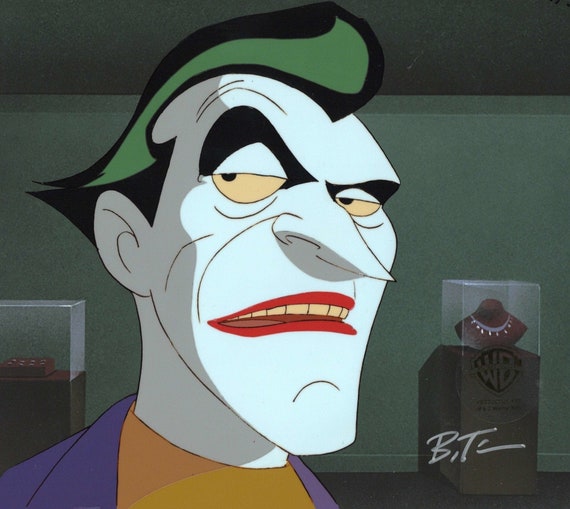 Batman the Animated Series Original Production Cel Signed by Bruce