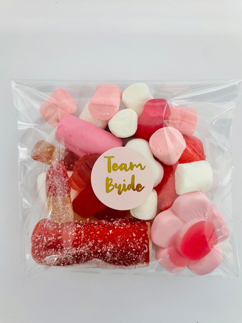 Team Bride- Hen Party, Wedding Favour  Sweet Bags. 