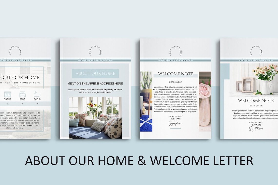 Airbnb Welcome Book,ebook Template,airbnb Welcome,airbnb Bundle,airbnb ...