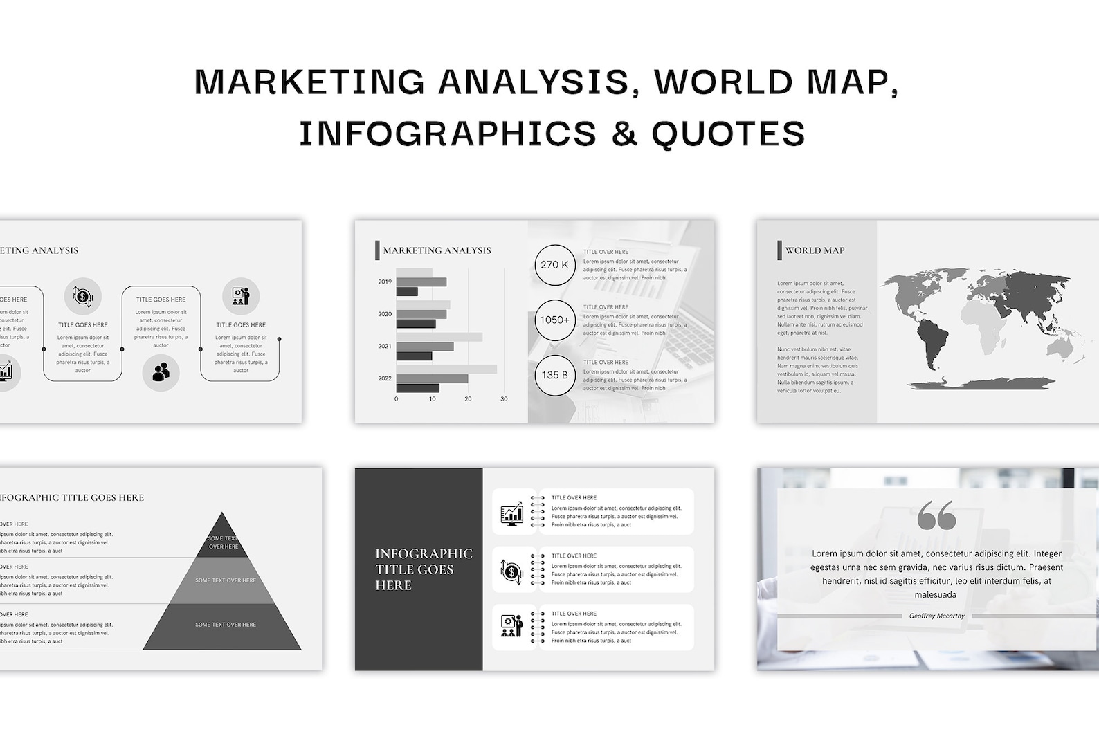 Business Proposal Pitch Deck, Canva Template, Online Course, Powerpoint Slides, Marketing