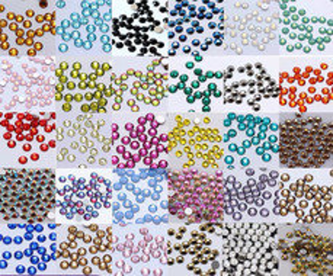144pcs Pointed Back Rhinestones for Jewelry Making Chatons Tiny Loose  Rhinestone Sparkling Crystal Beads 1mm 2mm 3mm 4mm 5mm 