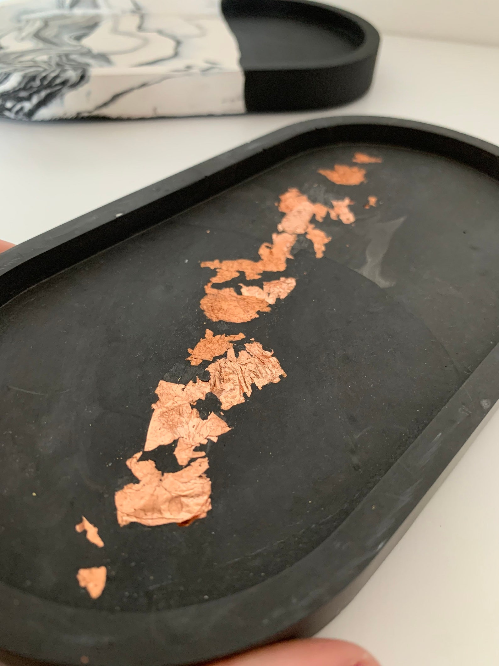 SECOND Jesmonite Trinket Trays Etsy