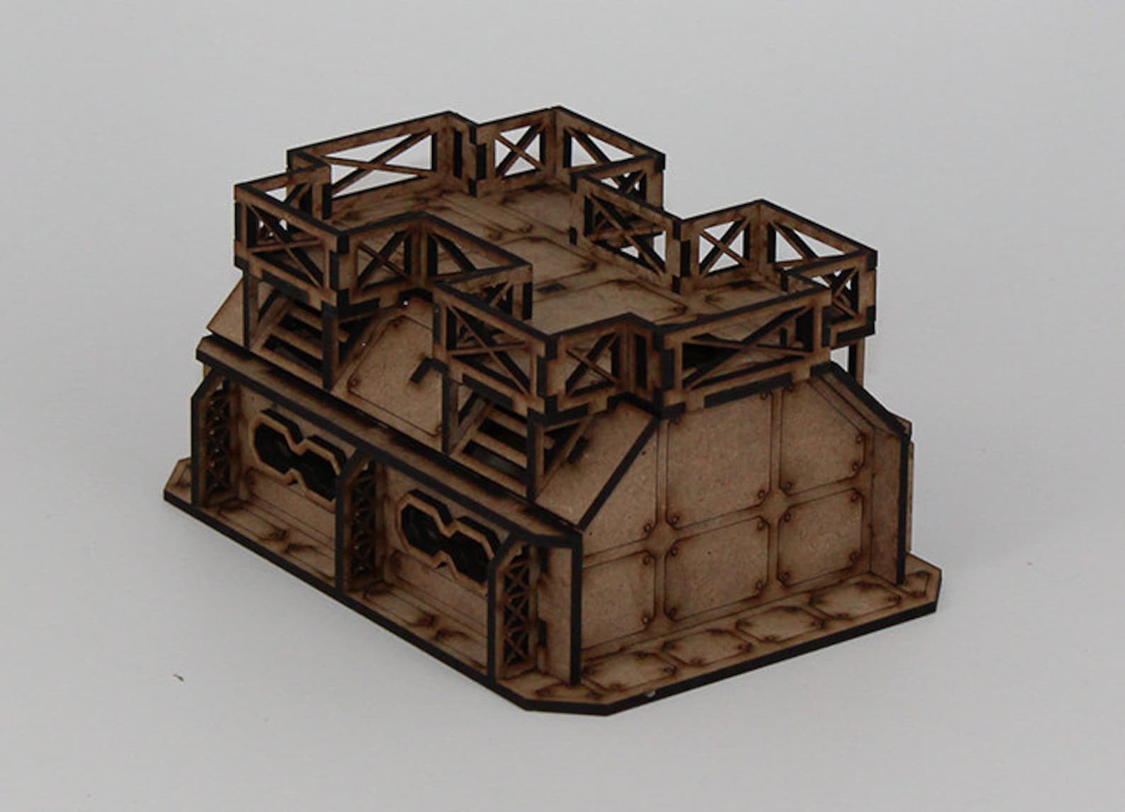 Set Di 6 Casse In MDF Per Wargame 28mm - Terreno Per Infinity O Altri Giochi In Miniatura