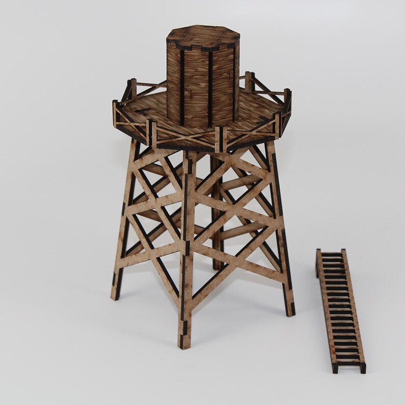 Laser Cut 28mm MDF Terrain: Wild West Boomtown - Water Tower - Etsy