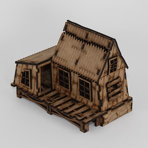 Laser Cut 28mm MDF Terrain: Bachelors&#39; Bayou - Parvis&#39; House