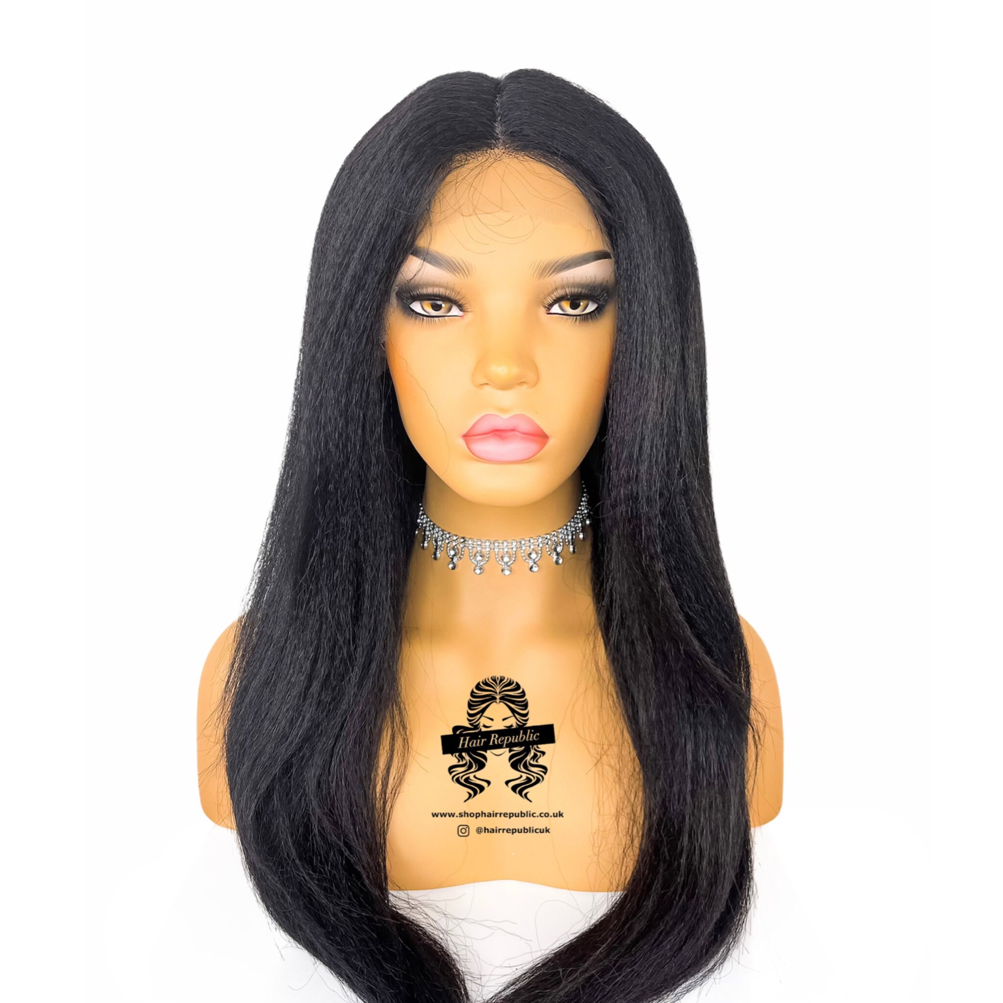 yaki black wig