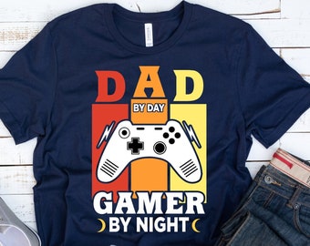 Dad By Day Gamer By Night Tee