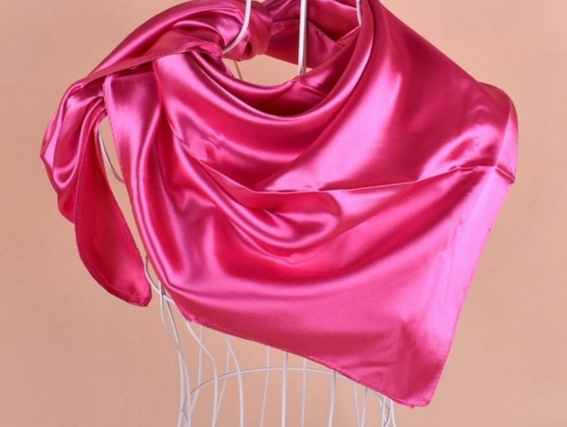 Womens Pink Silk Scarfs -  Hong Kong