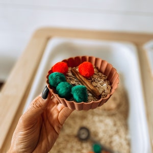 Apple Pie & Apple Crisp Sensory Bin for Toddlers, Fall Activity, Autumn Play image 6