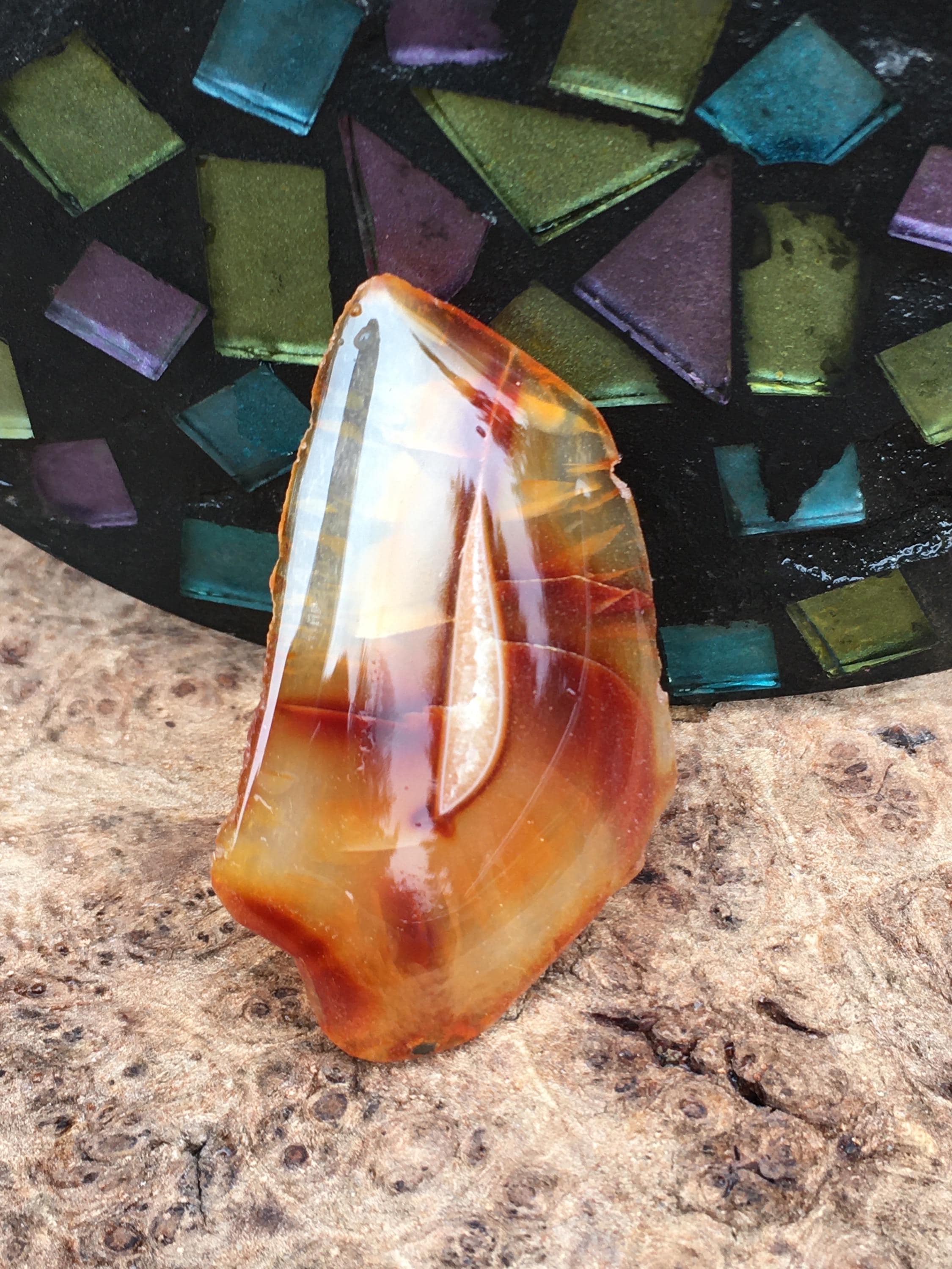 Oregon Carnelian Agate cabachon