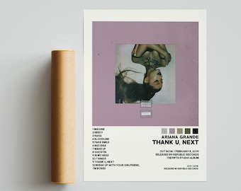 Thank U Next Print Etsy
