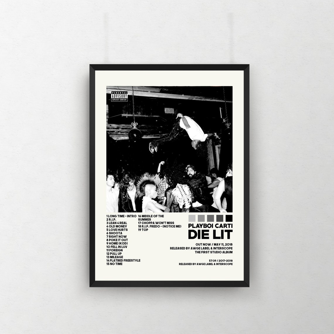 Playboi Carti Posters / Die Lit Poster Tracklist Album Cover | Etsy