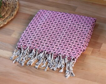 Turkish Cotton Beach Towel – Lightweight Peshtemal Hammam Towel
