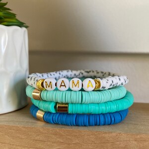 Mama Aquas, Black and White Bracelet Set