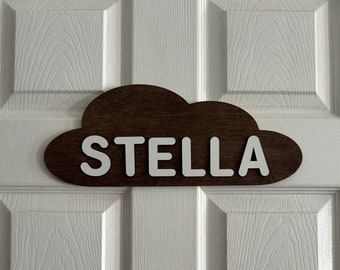 Personalized Door Sign, Name Sign Kids, Nursery Name Sign, Custom Wall Sign, Baby Name Sign, Wooden Birth Announcements, Newborn Birth Sign