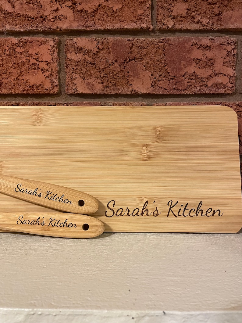 Wooden Personalized Cutting Boards Custom Made Cutting Board Gift for Her Gifts for Couple Gifts for Him Mothers Day Gift image 4