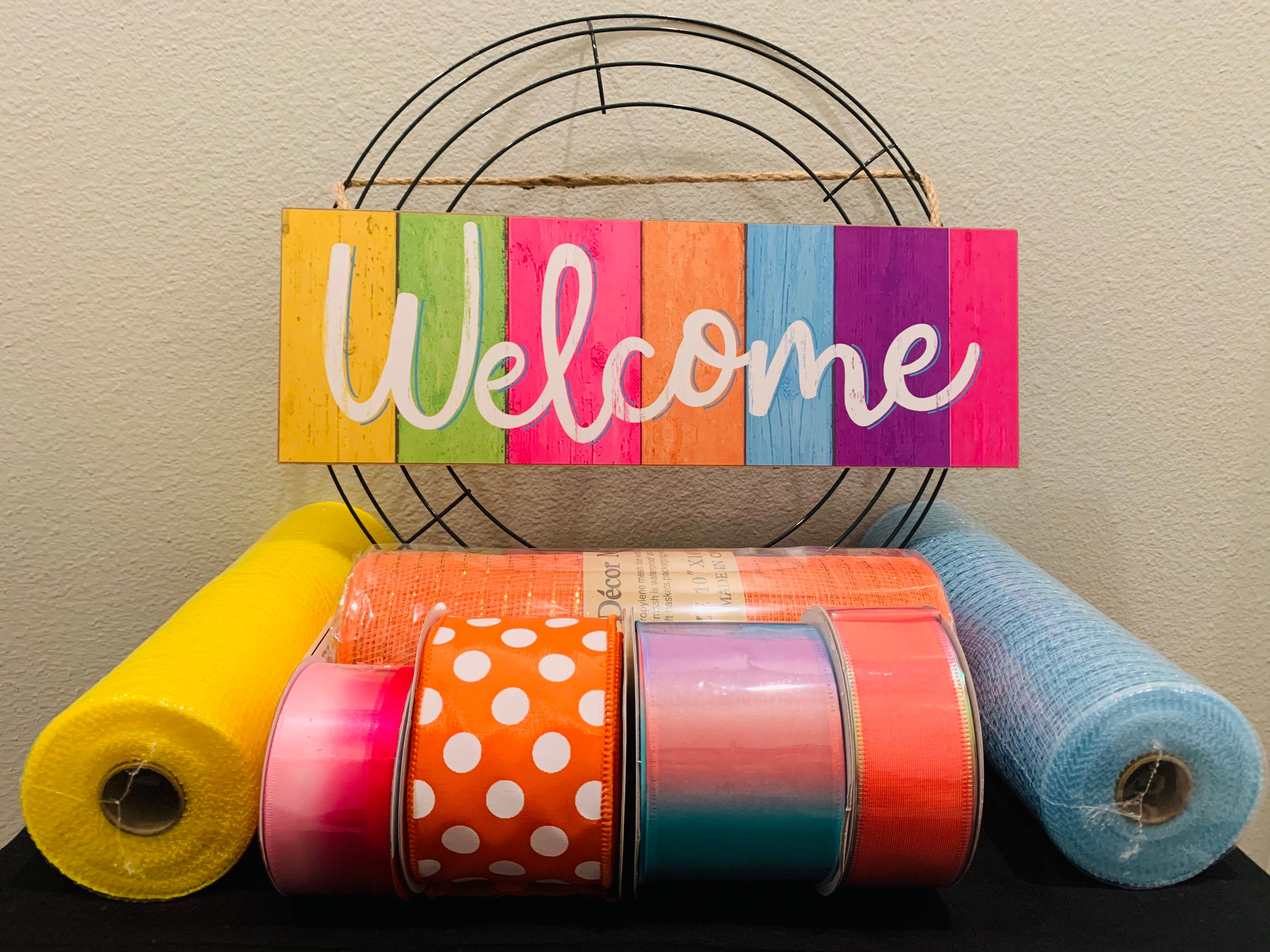 Summer wreath kit Etsy