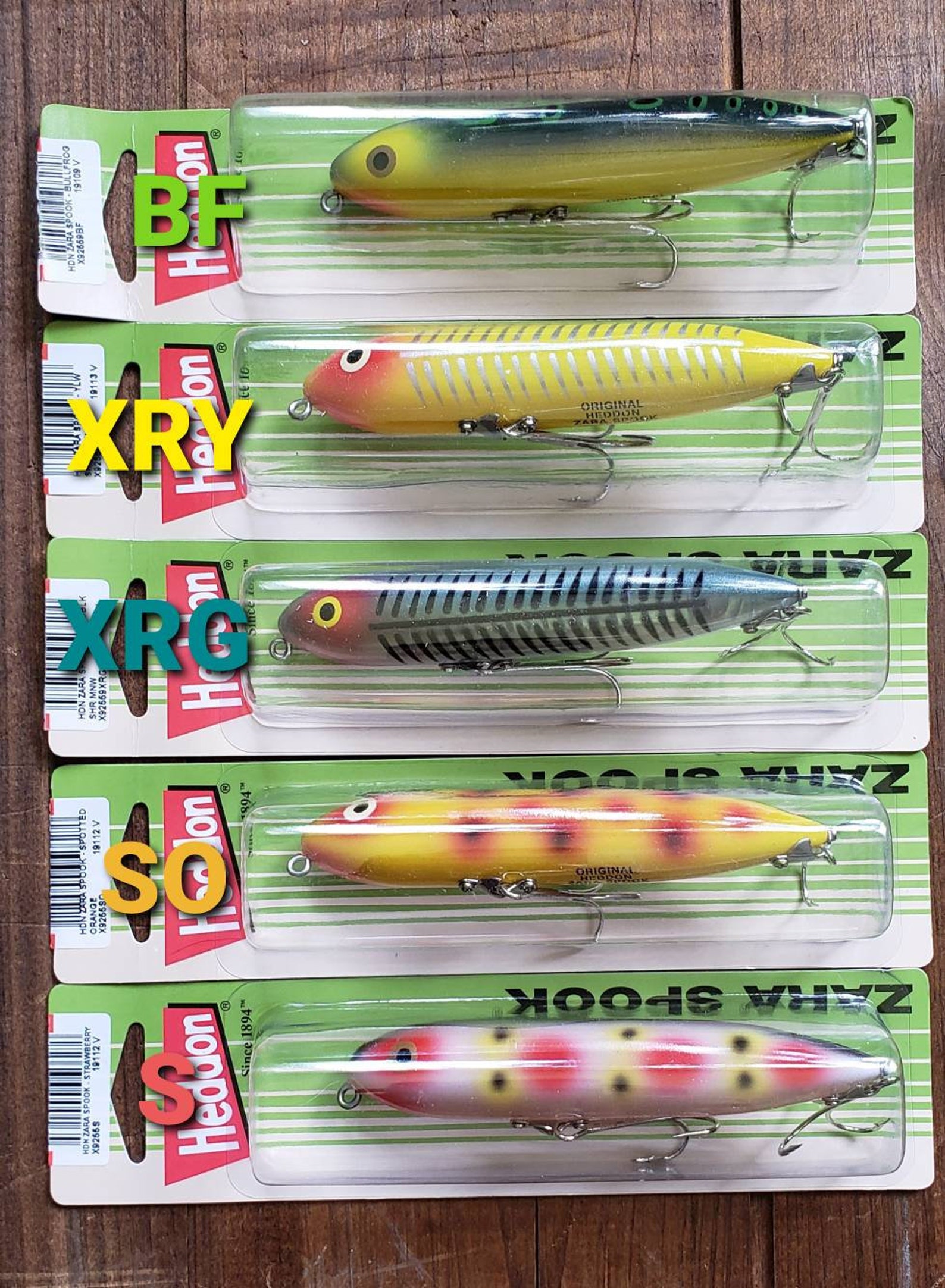 Heddon Zara Spooks 9255 in Special Edition Classic colors Etsy
