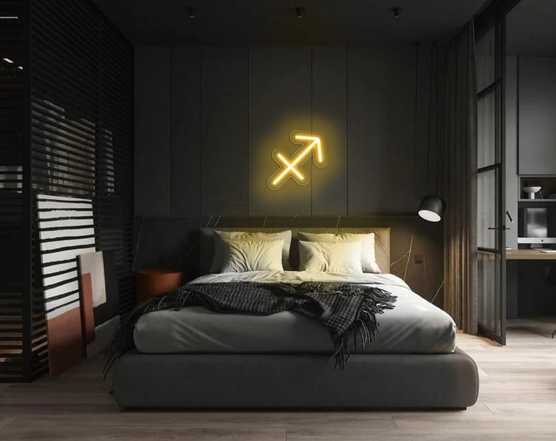Sagittarius Zodiac Signs LED Neon Sign Child Room Design Home Etsy 日本
