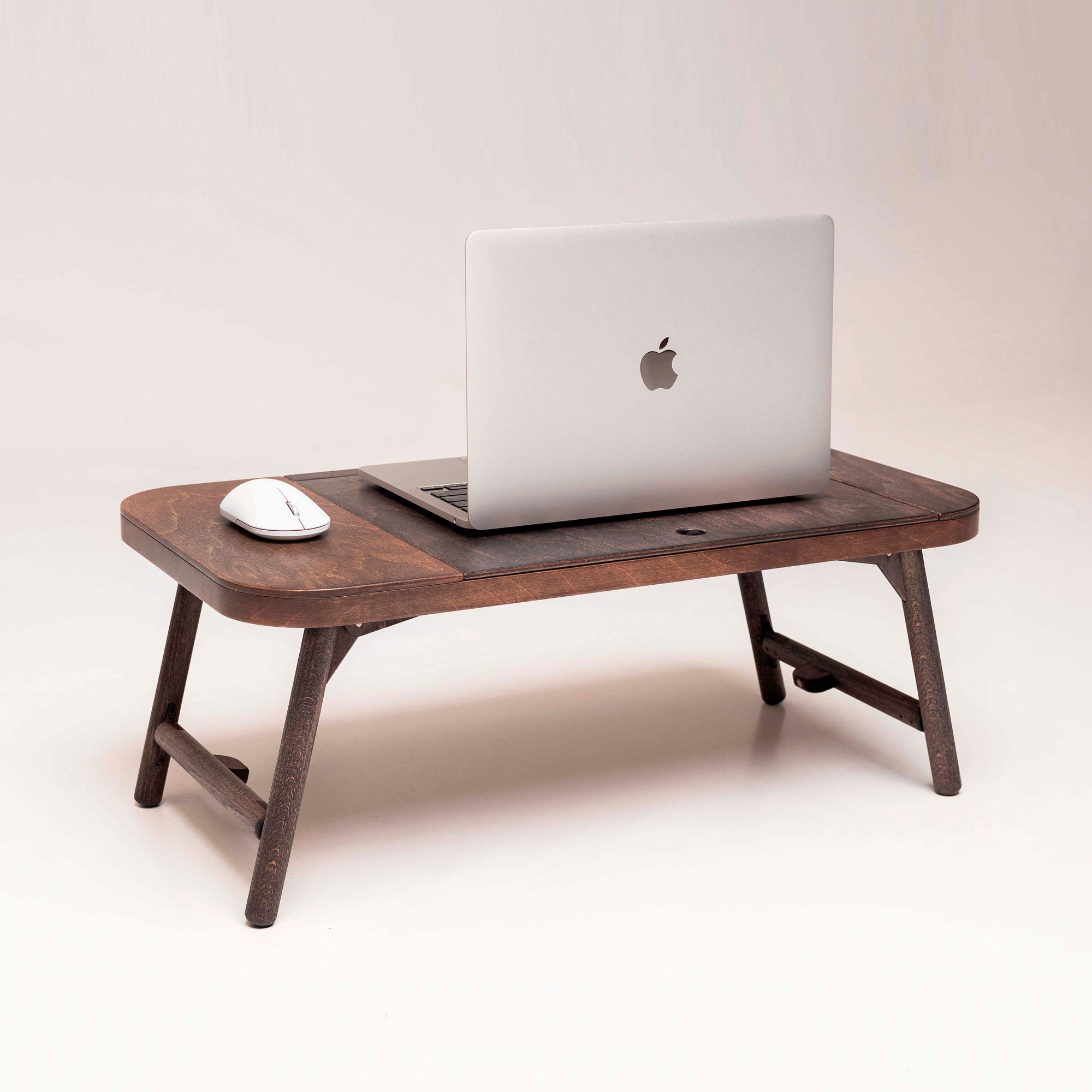 Laptop Table Portable Wood Lap Desk Lap Desk Wood Laptop Etsy