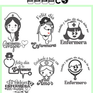 dia de la enfermera svg happy nurse day svg png dxf silhouette cricut cameo archivos de corte dia de la enfermera nurse svg