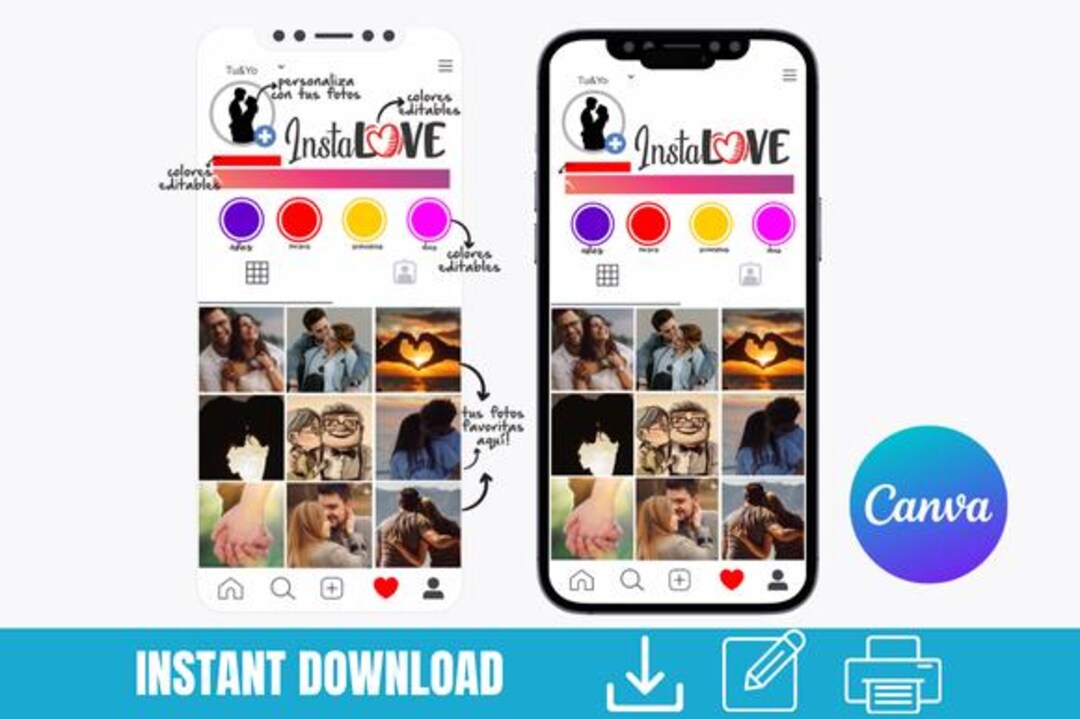 Valentine's Day Canva Edition Valentines Day Canva Edition Frame Love ...