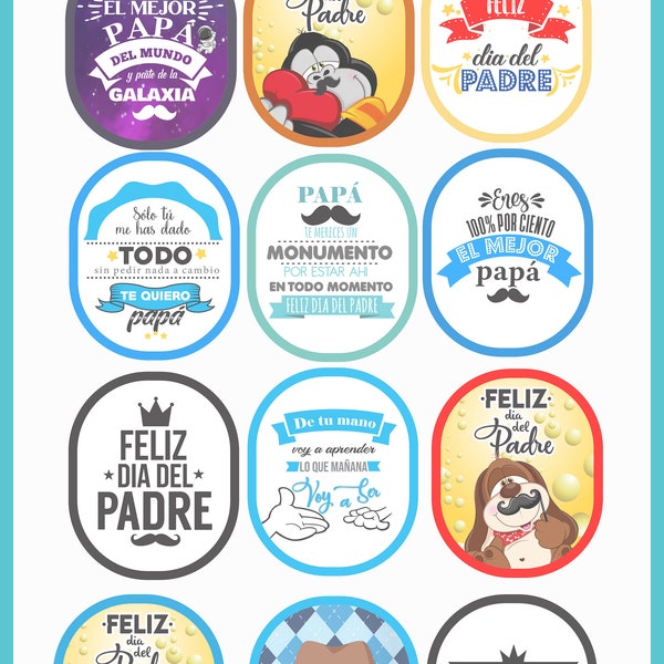 dia del padre fathers day png archivos imprimibles etiquetas para cervezas individuales beer cervezas png archivos templates plantillas