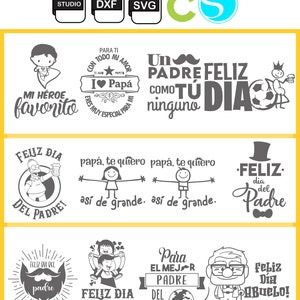 dia del padre svg dxf png cameo studio silhouette fathers day svg png dxf plotter de corte cameo cricut redsail vinilo sublimacion textil